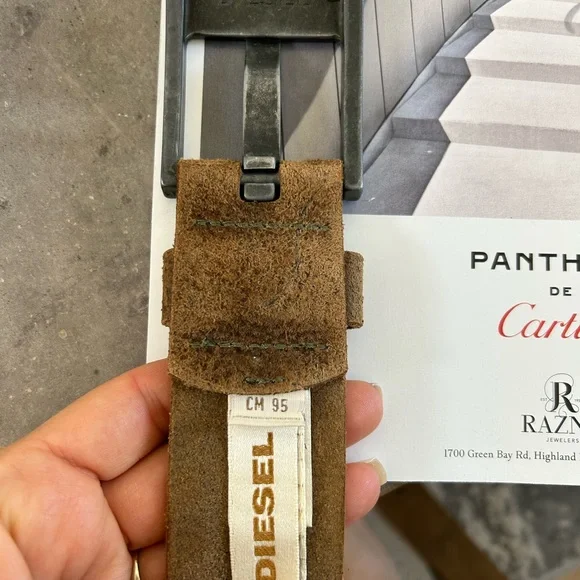 Diesel Leather Belt!Made in Italy!Unisex! - Picture 10 of 11